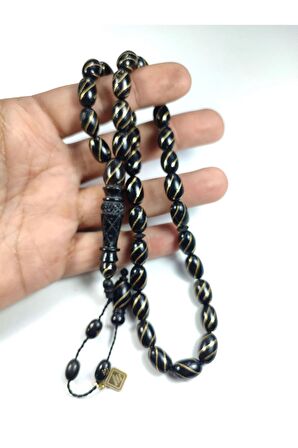 İskeçeli Cemil Usta İşi İmzalı 925 Ayar Gümüş Çakım Kuka Sertifikalı 3475