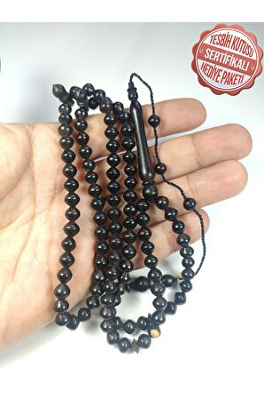 Junaid Hasan Usta Işi Imzalı Mühürlü Abonuz Namaz Tesbihi Sertifikalı 3395