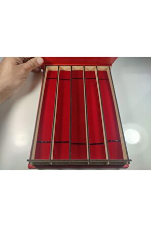 Lüx Tesbih Kutusu Deri 5 li