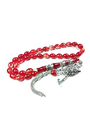 Kurt Başlı Alman Gümüş Püsküllü Gümüş Nakkaş Imame Alman Zar Sertifikalı 3372