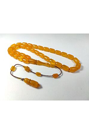 Ayhan Turan Usta Işi Imzalı 0.6 Mm Şeffaf Delim Sıkma Kehribar Sertifikalı No 3275