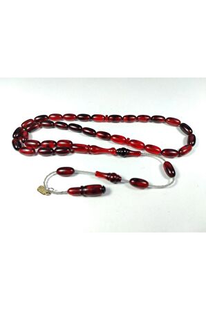 Ayhan Turan Usta Işi Imzalı 0.6 Mm Şeffaf Delim Ateş Kehribar Sertifikalı No 3259