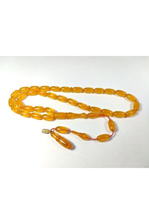 Ayhan Turan Usta Işi Imzalı 0.6 Mm Şeffaf Delim Sıkma Kehribar Sertifikalı No 3243