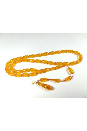 Ayhan Turan Usta Işi Imzalı 0.6 Mm Şeffaf Delim Sıkma Kehribar Sertifikalı No 3243