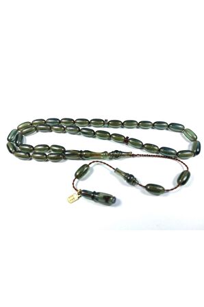 Ayhan Turan Usta Işi Imzalı 0.6 Mm Şeffaf Delim Sıkma Kehribar Sertifikalı