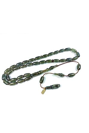 Ayhan Turan Usta Işi Imzalı 0.6 Mm Şeffaf Delim Sıkma Kehribar Sertifikalı