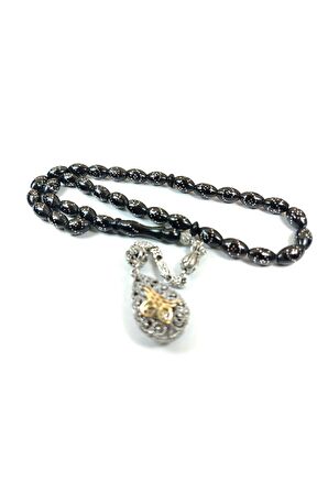 Alman Gümüş Püskül Kombinli 925 Ayar Gümüş Çakım Yusur (DENİZ MERCANI) Sertifikalı