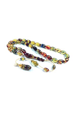 Junaid Hasan Usta Işi Imzalı Mühürlü Sıkma Kehribar Sertifikalı