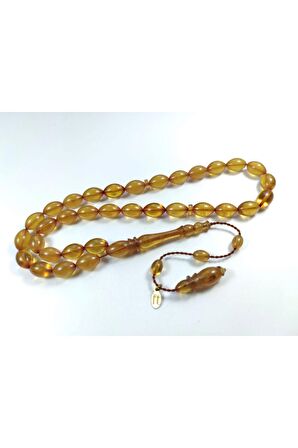 Junaid Hasan Usta Işi Imzalı Mühürlü Sıkma Kehribar Sertifikalı