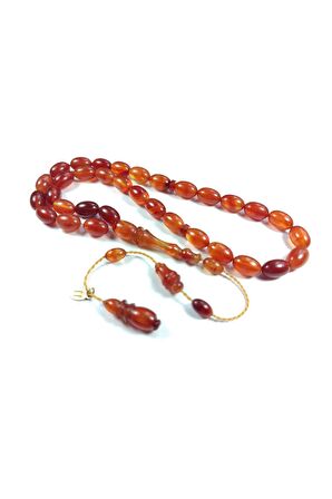 Junaid Hasan Usta Işi Imzalı Mühürlü Sıkma Kehribar Sertifikalı