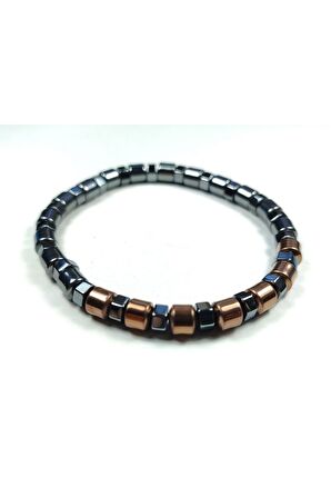 Hematit Kombinli Bileklik Model No:470