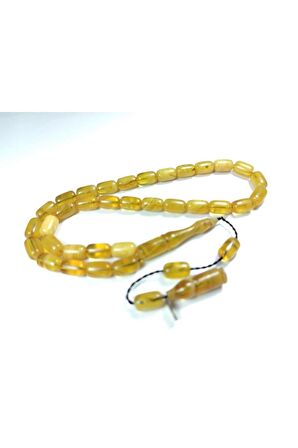 Muhammed Tacir Usta Işi Imzalı Mühürlü Sıkma Kehribar Sertifikalı No:2894