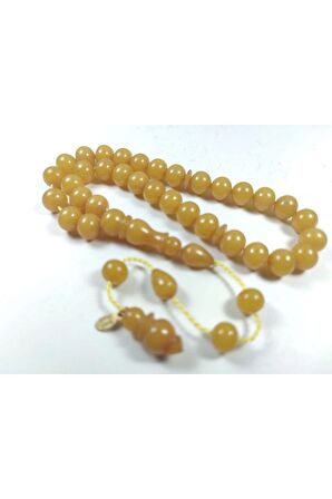 Junaid Hassan Usta Işi Imzalı Mühürlü Sıkma Kehribar Sertifikalı No 2775