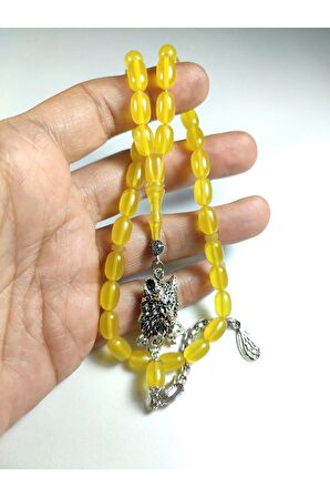 Alman Gümüş Püskül Kombinli 0.6 Delim Sıkma Kehribar Sertifikalı 3645