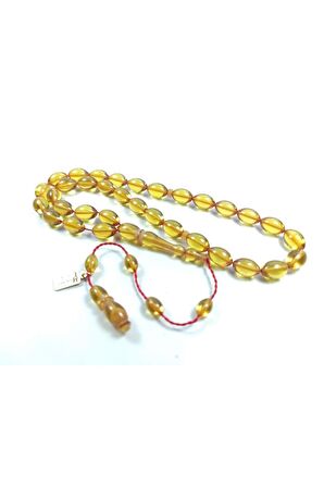 Mustafa Eyüpoğlu Usta Işi Imzalı Mühürlü Sıkma Kehribar Sertifikalı No 2652