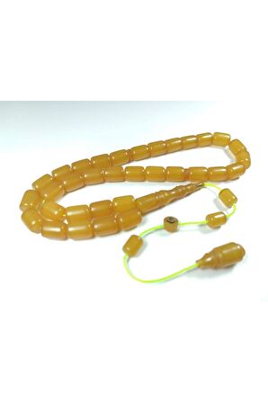 Mesut Elma Usta Işi Imzalı Mühürlü Sıkma Kehribar Sertifikalı No 2623