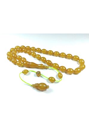 Mehmet Sancaktar Usta Işi Imzalı Mühürlü Sıkma Kehribar Sertifikalı No 2608