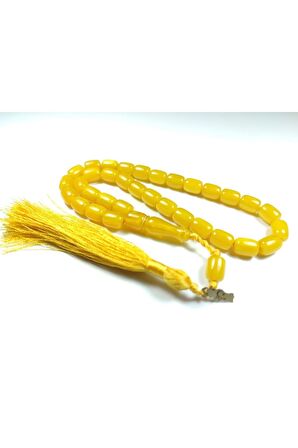 Ebu Zeyn Usta Işi Imzalı Mühürlü Sıkma Kehribar Sertifikalı 2434