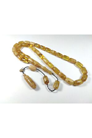 Erkan Çubukçu Usta Işi Imzalı Mühürlü Sıkma Kehribar Sertifikalı 2399