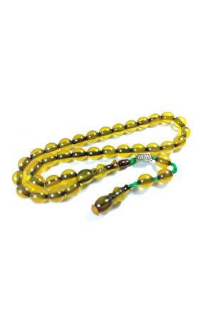 Muhammed Dabbas Usta Işi Imzalı Mühürlü Sıkma Kehribar Sertifikalı 2372