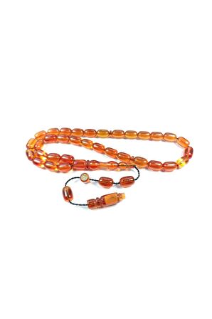 Hayyani Usta Işi Imzalı Mühürlü Rengin Zirvesi Zar Kehribar Sertifikalı No;2235