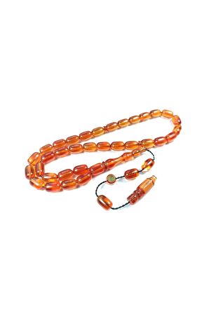 Hayyani Usta Işi Imzalı Mühürlü Rengin Zirvesi Zar Kehribar Sertifikalı No;2235