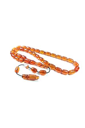 Hayyani Usta Işi Imzalı Mühürlü Rengin Zirvesi Zar Kehribar Sertifikalı No;2235