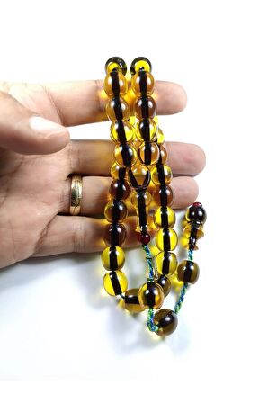 Mahmud Zeyzun Usta Işi Imzalı Mühürlü Sıkma Kehribar Sertifikalı No:2188