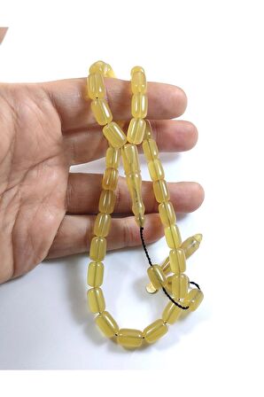 Muhammed Tacir Usta Işi Imzalı Mühürlü Sertifikalı Sıkma Kehribar