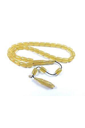 Muhammed Tacir Usta Işi Imzalı Mühürlü Sertifikalı Sıkma Kehribar