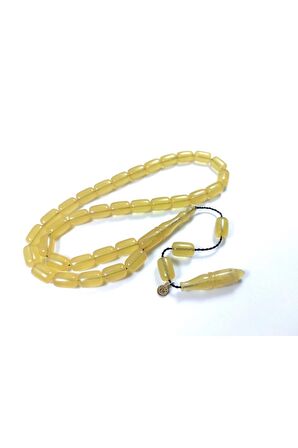 Muhammed Tacir Usta Işi Imzalı Mühürlü Sertifikalı Sıkma Kehribar