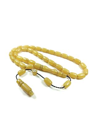 Mesut Elma Usta Işi Imzalı Mühürlü Sertifikalı Sıkma Kehribar