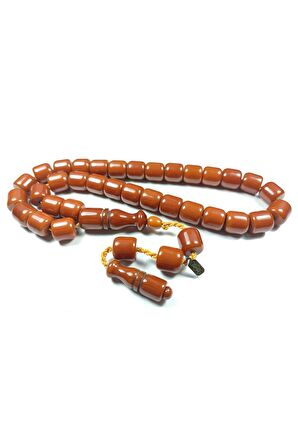 Muhammed Dabbas Usta Imzalı (İMZASI GÜMÜŞTÜR) Sıkma Kehribar Sertifikalı No 3731