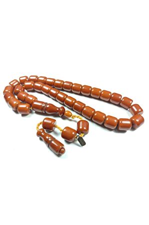 Muhammed Dabbas Usta Imzalı (İMZASI GÜMÜŞTÜR) Sıkma Kehribar Sertifikalı No 3731