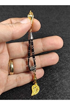 Usta Işçilikli Gümüş Kaplama Tesbih Püskülü