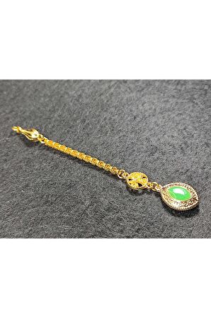 Usta Işçilikli Gümüş Kaplama Tesbih Püskülü