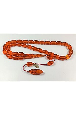 Ayhan Turan Usta Işi Imzalı Sertifikalı Blok Zar Kehribar