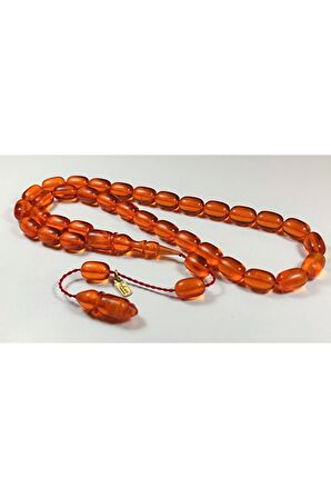 Ayhan Turan Usta Işi Imzalı Sertifikalı Blok Zar Kehribar