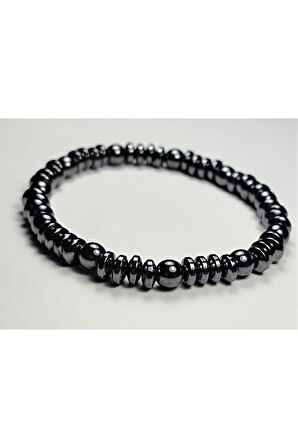 Hematit Kombinli Lüx Bileklik