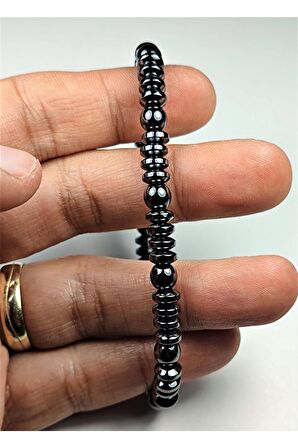 Hematit Kombinli Lüx Bileklik