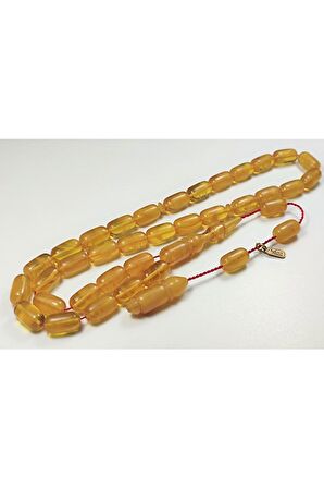 Ayhan Turan Usta Işi Imzalı Sertifikalı Rengin Zirvesi Bir Sıkma Kehribar