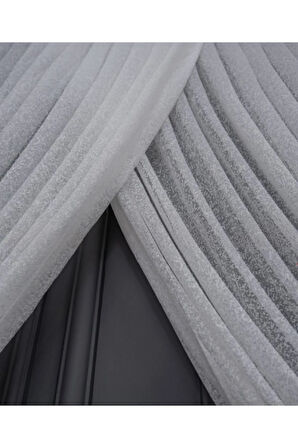 Farbateks Dikim Karlı Yeni Moda Tül Kruvaze Tiyatro Yanki Tül Perde