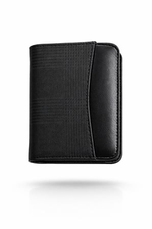 Premium Şık Tasarım Lüks Özel Seri Dikey Ekose Desenli Cüzdan Kemer ve Kartlık Hediye Seti