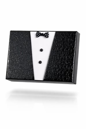 Özel Lüks Premium Serisi Damat Çeyiz Dikey Cüzdan Kemer Kartlık ve Metal Özel Saat Çeyiz Kutulu Seti