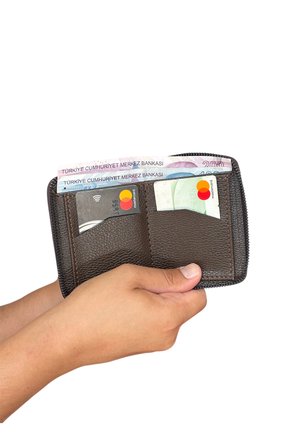 Premium Serisi Özel Kutulu Lüks Deri Dikey Fermuarlı Cüzdan Kemer Kartlık Ve Çakmak Erkek Seti