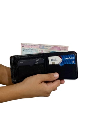 Premium Serisi Lüks Deri Classic Crazy Deri Cüzdan Kartlık Ve Kemer Seti