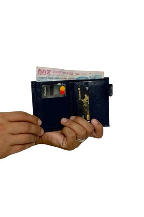 Özel Tasarım Lüks Deri Patlı Dikey Premium Serisi Cüzdan Kartlık Ve Kemer Seti