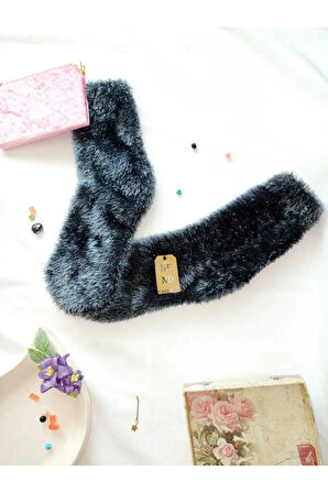 Tüylü Çorap 3 Çift Kışlık Termal Patik Dikişsiz Erkek Kadın Ev-parti Çorabı Sarı Vizon Mavi 36-41.