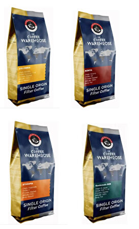 The Coffee Warehouse Tanışma Paketi 4x200 gr