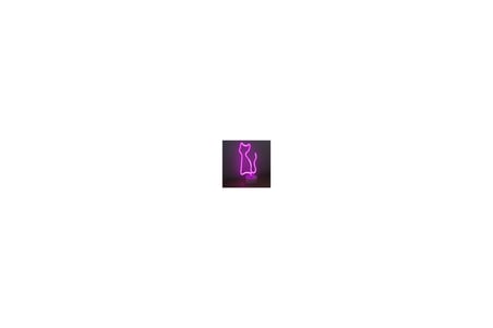 Pil Neon Işıklı Kedi Lamba Ve Usb Pembe Işık 260